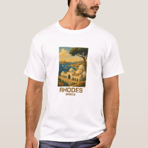 Camiseta Viagem Antiga Rodes Grécia