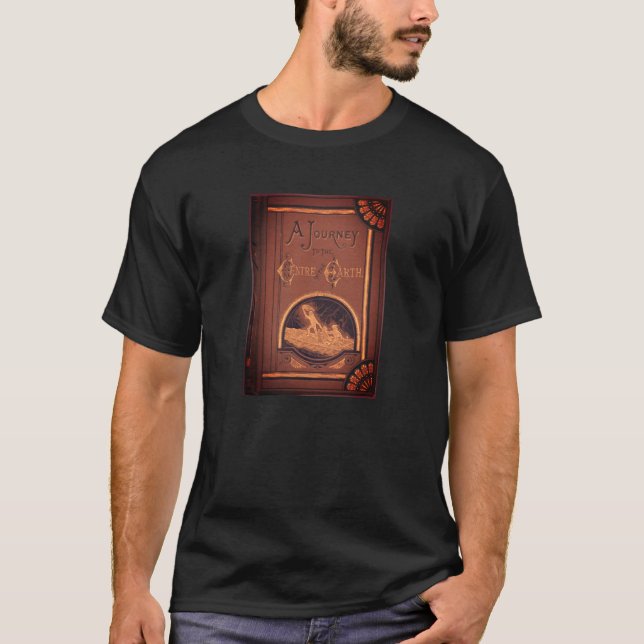 Camiseta Viagem ao Centro da Terra (1874 ed.) (Frente)
