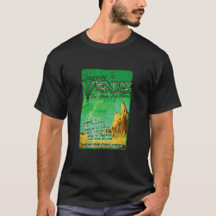 Camiseta Viagem ao Planeta Espacial Retroativo de Vênus