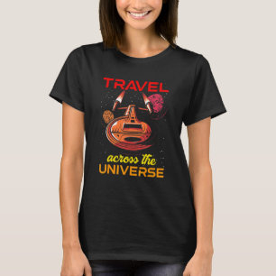Camiseta Viagem através do Viajante de Tempo do Espaçamento