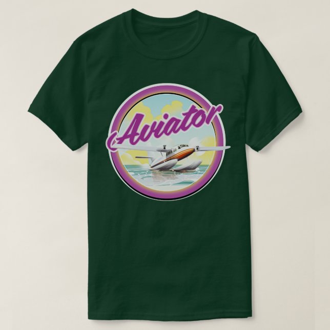 Camiseta Viagem aviador (Frente do Design)