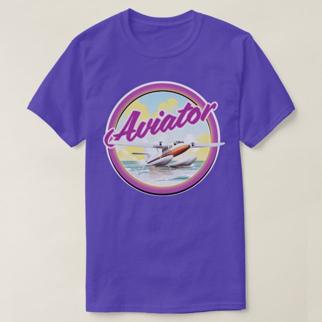 Camiseta Viagem aviador (Frente do Design)