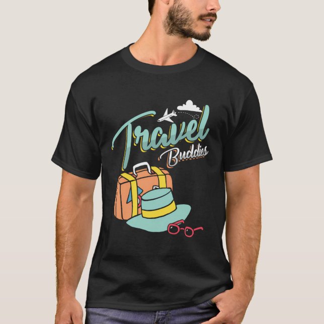 Camiseta Viagem Buddies Summer Getaway Vacing T (Frente)
