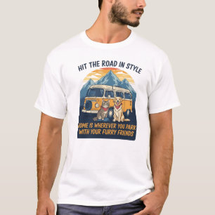 Camiseta Viagem com Amigos Peludos