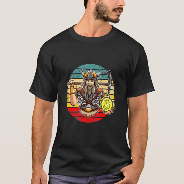Camiseta Viagem com Design de Sinalizador Bitcurrency (Frente)