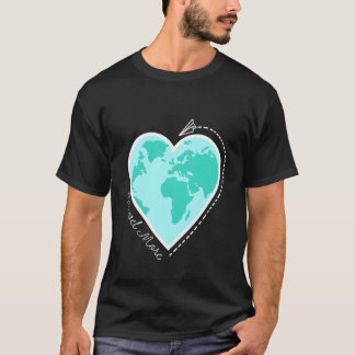 Camiseta Viagem Cotação Viagem More World Map Adventure Vac