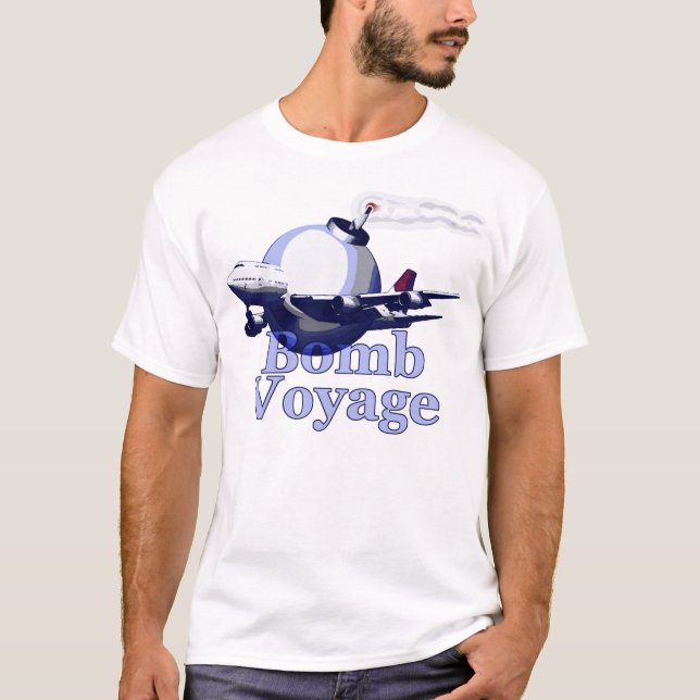 Camiseta viagem da bomba (Frente)