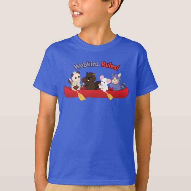 Camiseta Viagem da canoa das regras de Webkinz | Webkinz (Frente)