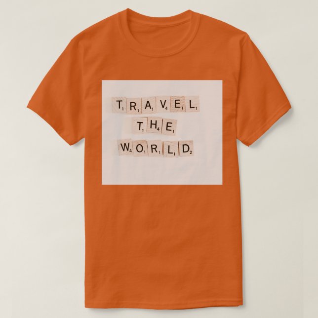 Camiseta Viagem da Cotação Mundial (Frente do Design)