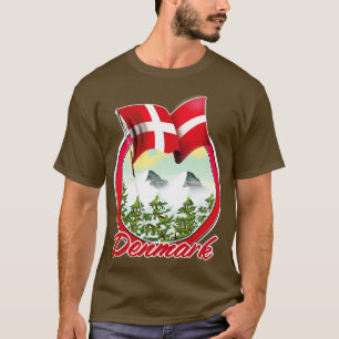 Camiseta Viagem da Dinamarca