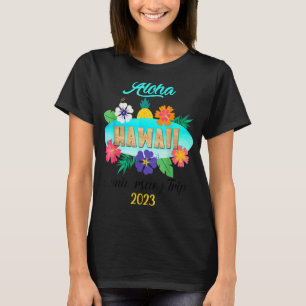 Camiseta Viagem da Família Hawaii Aloha Havaiana 2023_2