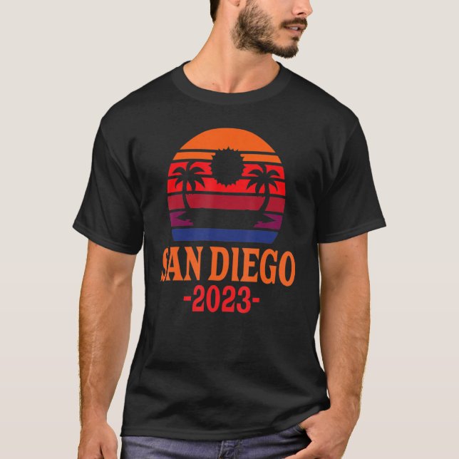 Camiseta Viagem da Família Souvenir 2023 em San Diego (Frente)