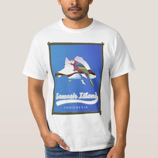 Camiseta Viagem da Ilha Samosir (Frente)
