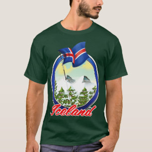 Camiseta Viagem da Islândia