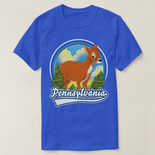 Camiseta Viagem da Pensilvânia (Frente do Design)