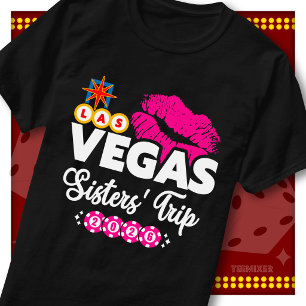 Camiseta Viagem das Irmãs Las Vegas 2026 Viagem das Meninas
