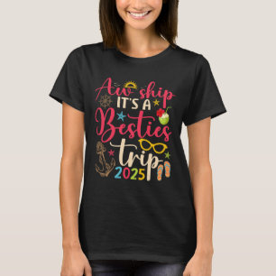 Camiseta Viagem das Melhores Amigas 2025 Amigas Corresponde