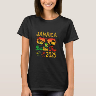 Camiseta Viagem das Melhores Amigas da Jamaica 2025 Férias