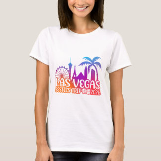 Camiseta Viagem das Melhores Amigas em Las Vegas ou Viagem