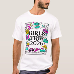 Camiseta Viagem das Meninas 2026 Criando Memórias Juntas