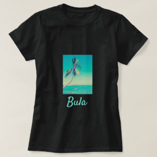 Camiseta viagem das palmeiras do Bula das Ilhas Fiji