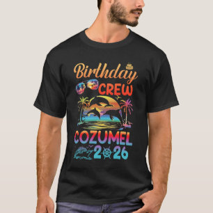 Camiseta Viagem de Aniversário Cozumel 2026 Grupo Combinado