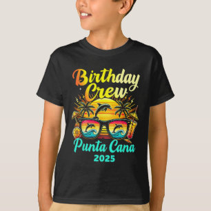 Camiseta Viagem de aniversário de Punta Cana 2025 Grupo de