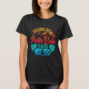 Camiseta Viagem de Aniversário para Punta Cana 2025 Cruzeir
