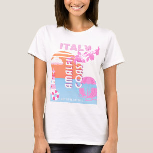 Camiseta Viagem de Arte da Costa Amalfi, Pré-Pol-Viagem, Ro