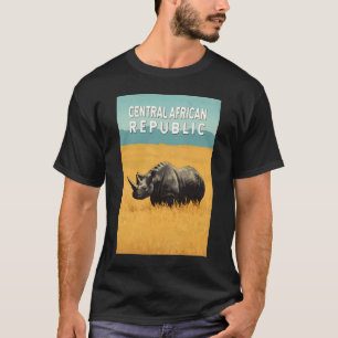 Camiseta Viagem de arte da ilustração da República Centro-A