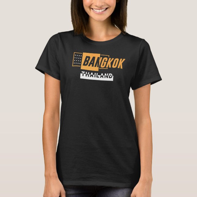 Camiseta Viagem de Bangkok Tailândia (Frente)