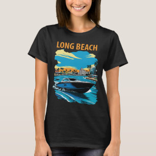 Camiseta Viagem de barco pelo porto de Long Beach Califórni