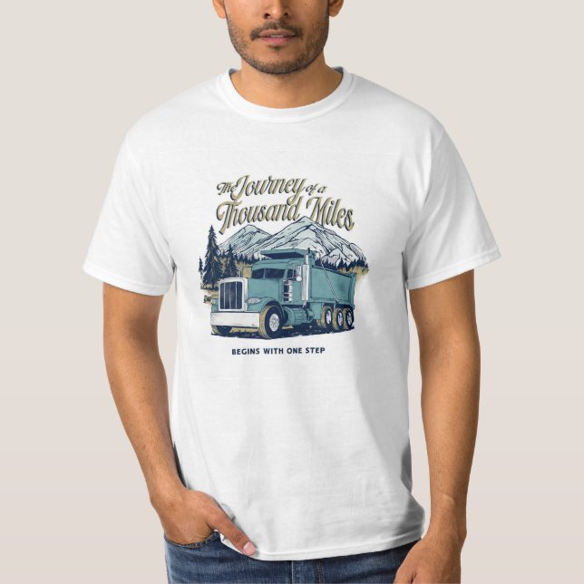 Camiseta Viagem de caminhão (Frente)