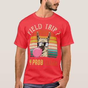 Camiseta Viagem De Campo Sem Prob Lama Diversão Professores