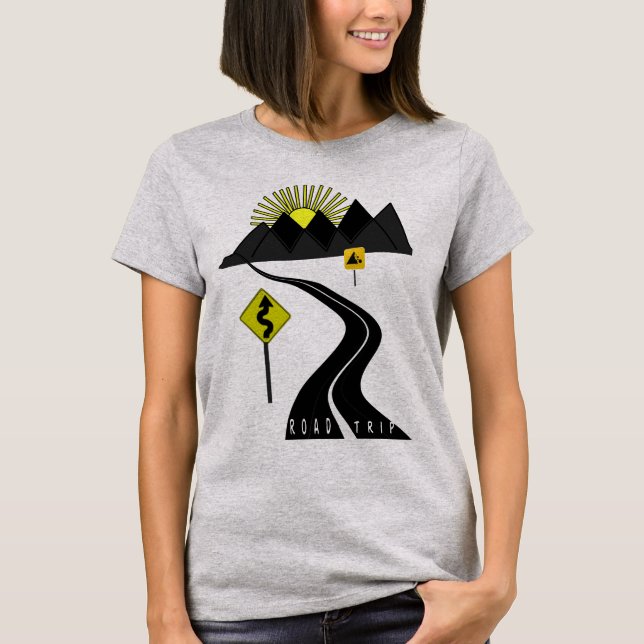 Camiseta viagem de carro (Frente)