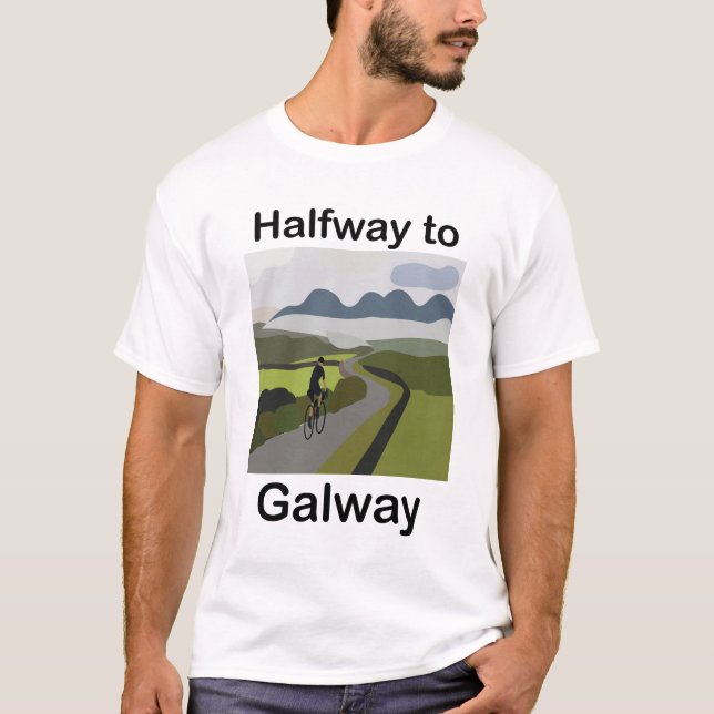 Camiseta Viagem de Carro até Galway (Frente)