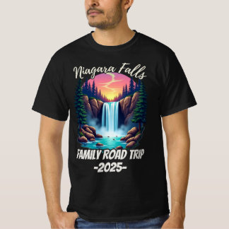 Camiseta Viagem de carro para cachoeira de niagara férias e