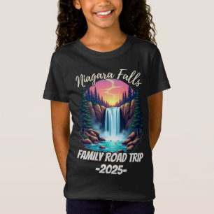 Camiseta Viagem de carro para cachoeira de niagara férias e