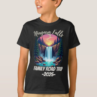 Camiseta Viagem de carro para cachoeira de niagara férias e