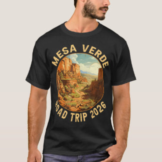 Camiseta Viagem de carro para o Parque Nacional Mesa Verde 