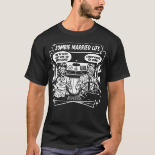 Camiseta Viagem de Casal Zumbi pela Estrada