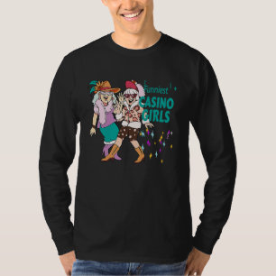 Camiseta Viagem de Cassino Garotas de Cassino Mais Engraçad