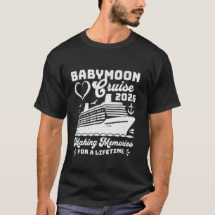 Camiseta Viagem de Cruzeiro Babymoon 2026 Família Correspon