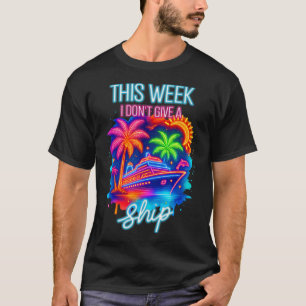 Camiseta Viagem de Cruzeiro Cruzeiros de Verão Desta Semana
