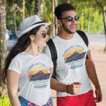 Camiseta Viagem de Cruzeiro da Família de Combinação Retrop<br><div class="desc">O navio de cruzeiro retro-design personalizado para toda a família em férias bem merecidas. Ficaria excelente nas fotos da família e faria uma manutenção excelente. Basta adicionar o nome da sua família,  a porta de partida e o destino ou adicionar o ano do cruzeiro clicando no botão "Personalizar".</div>