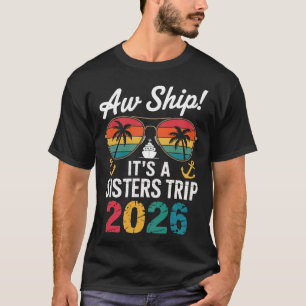 Camiseta Viagem de Cruzeiro das Irmãs 2026 Viagem de Férias