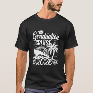 Camiseta Viagem de Cruzeiro de Formatura 2026 Férias Gradua