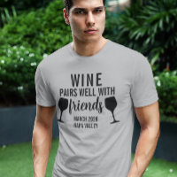 Viagem de degustação de vinho combina bem com amig