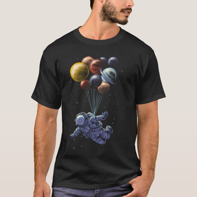 Camiseta Viagem de espaço (Frente)