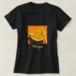 Camiseta Viagem de espuma de espuma do Prawn Laksa